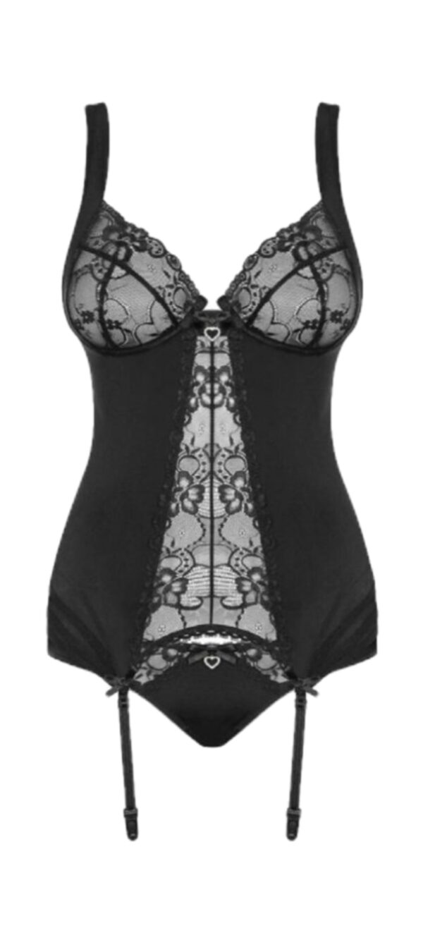 Hertina Corset - Fekete Fűző Sexy szett - Image 2
