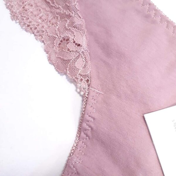 Női Pamut tanga - Oldalán Csipke XXL-5XL - Image 4