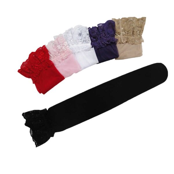 Női Erotic combfix - Csípkével - Image 7