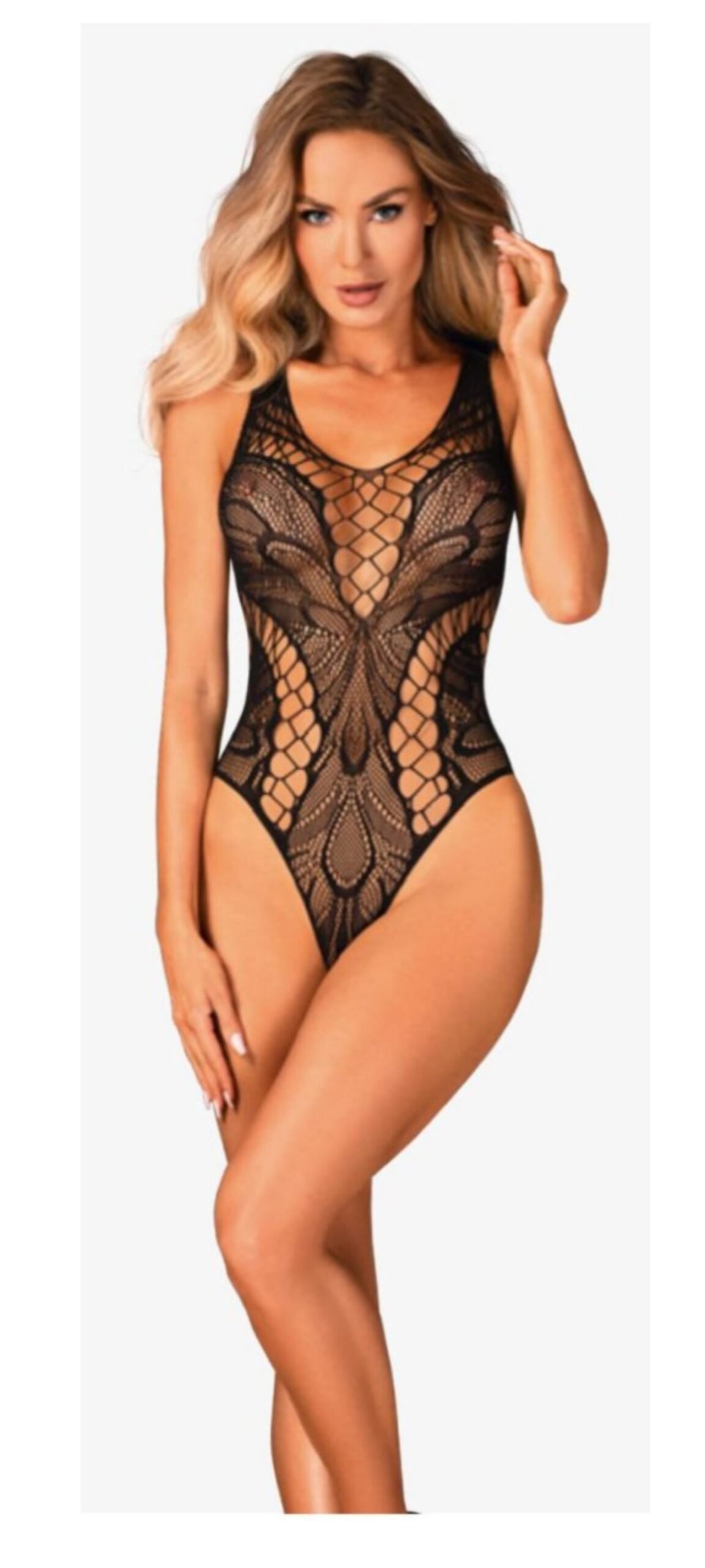 Obsessive Crotchless Teddy B138