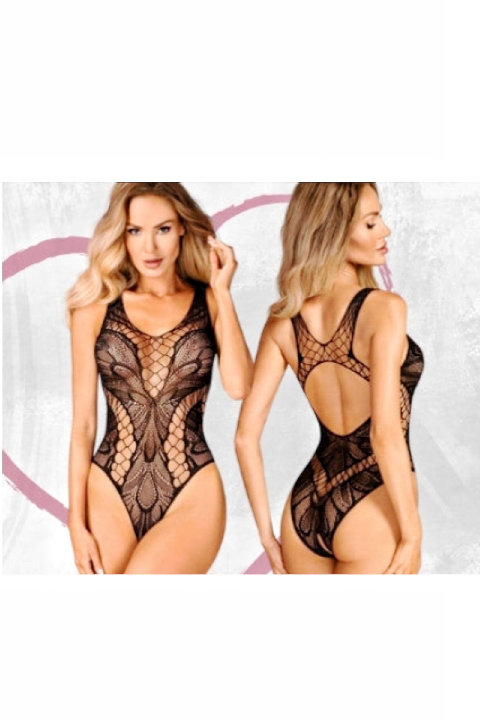 Obsessive Crotchless Teddy B138 - Image 3