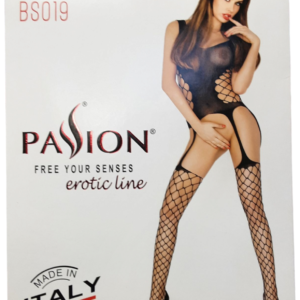Passion BS019 Ujjatlan Tesztruha- Fekete