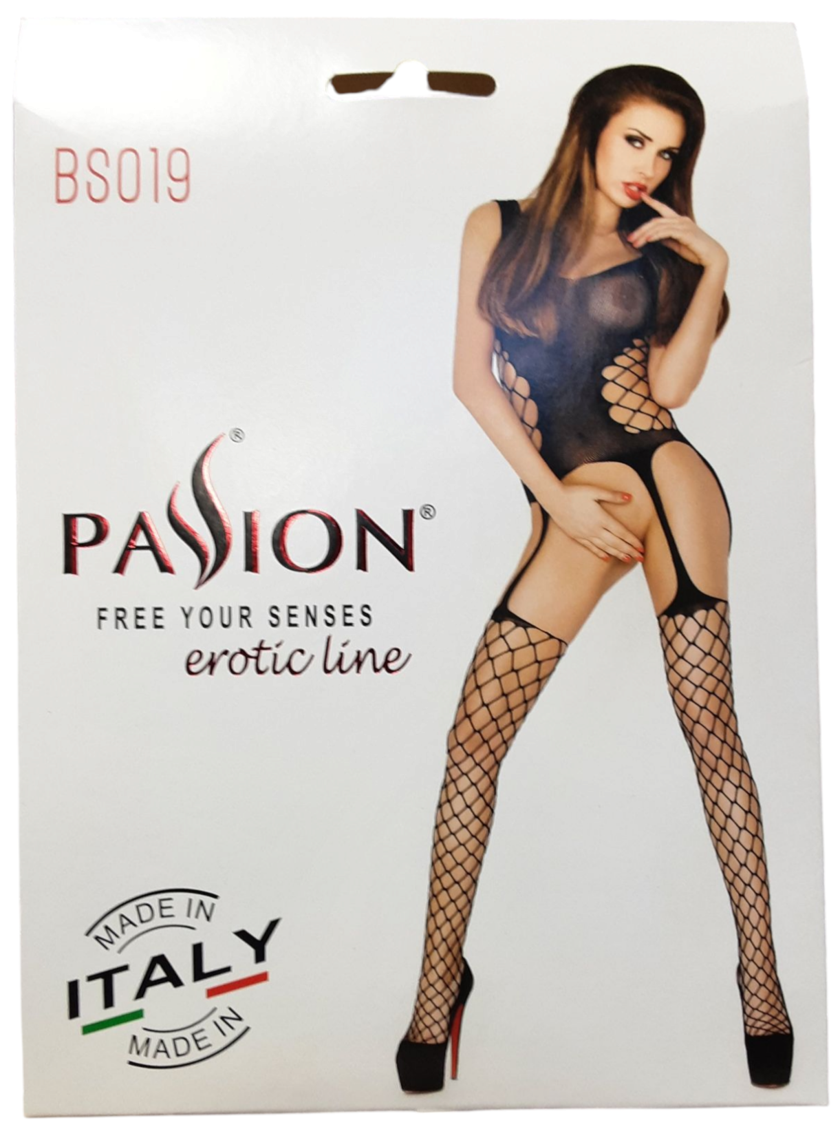 Passion BS019 Ujjatlan Tesztruha- Fekete
