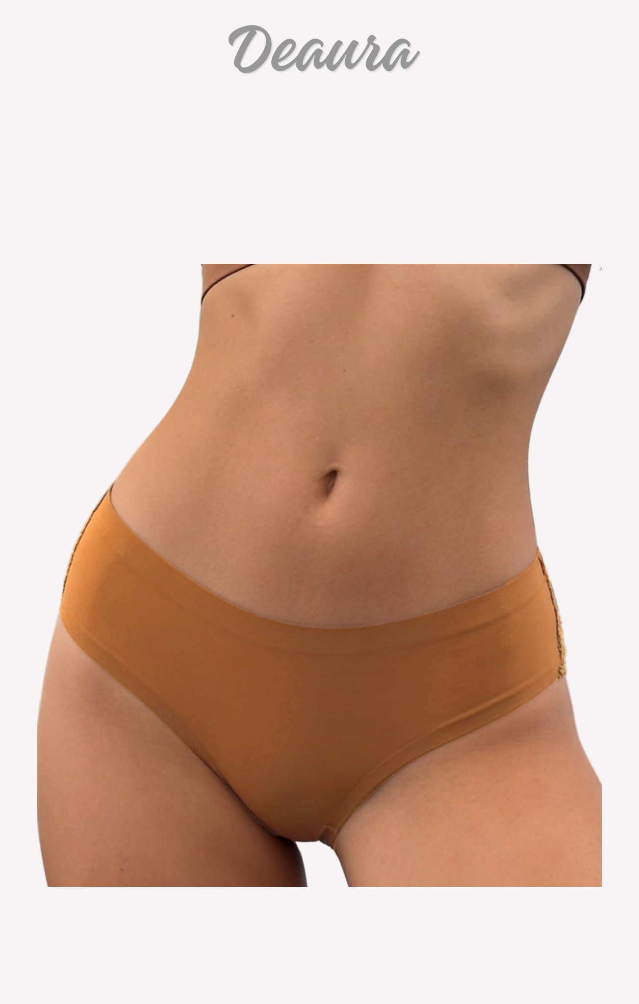 Julimex Camel Brazilia Tanga-Varrásnélküli - Hátsó Csípkés - Image 2