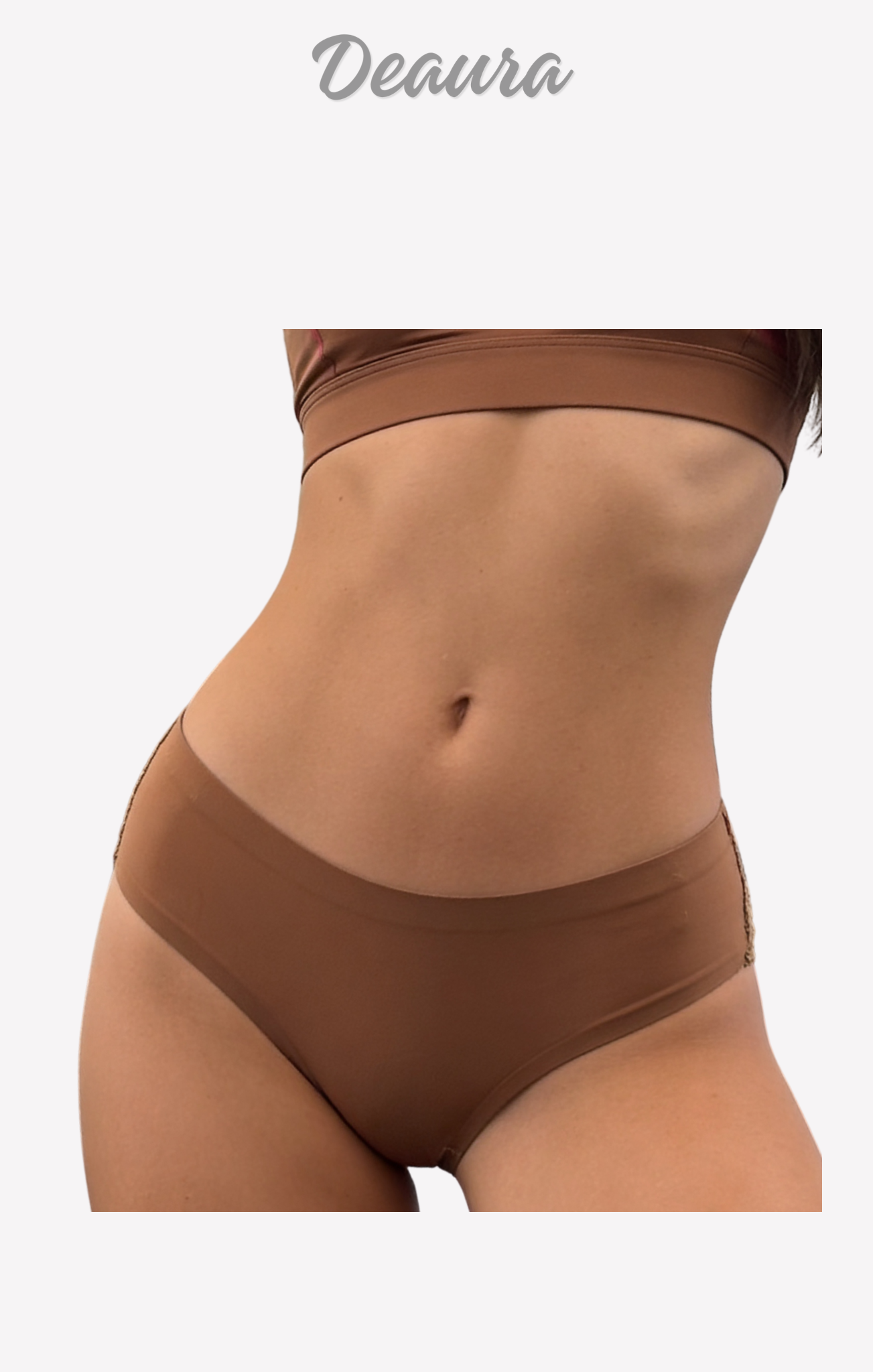 Julimex Coffee Brazilia Tanga-Varrásnélküli - Hátsó Csípkés - Image 2